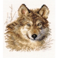 Набор для вышивания нитками АЛИСА "Волк" 